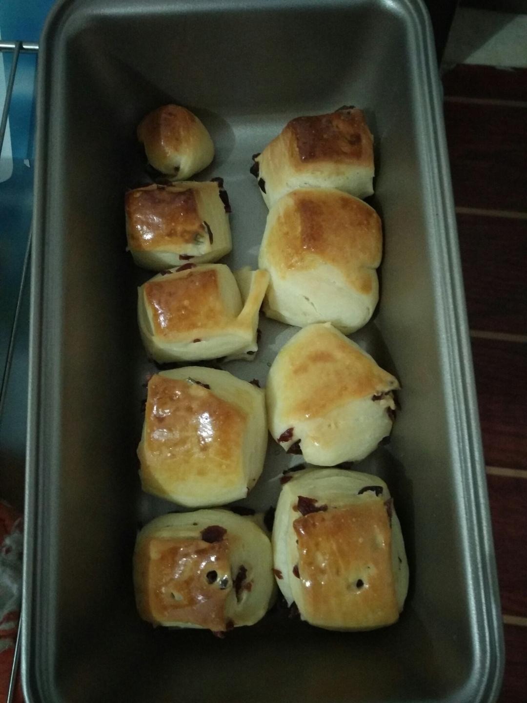 蔓越莓优格小面包块