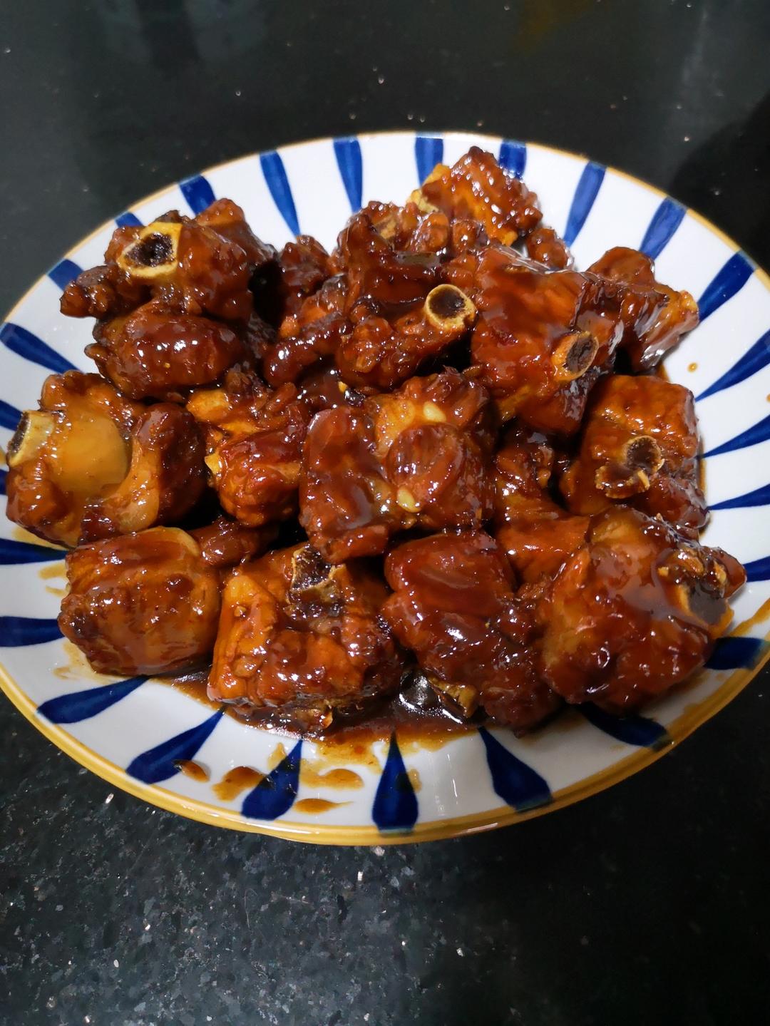 糖醋排骨/糖醋小排（不放油）（12345口诀做出正宗上海本帮）