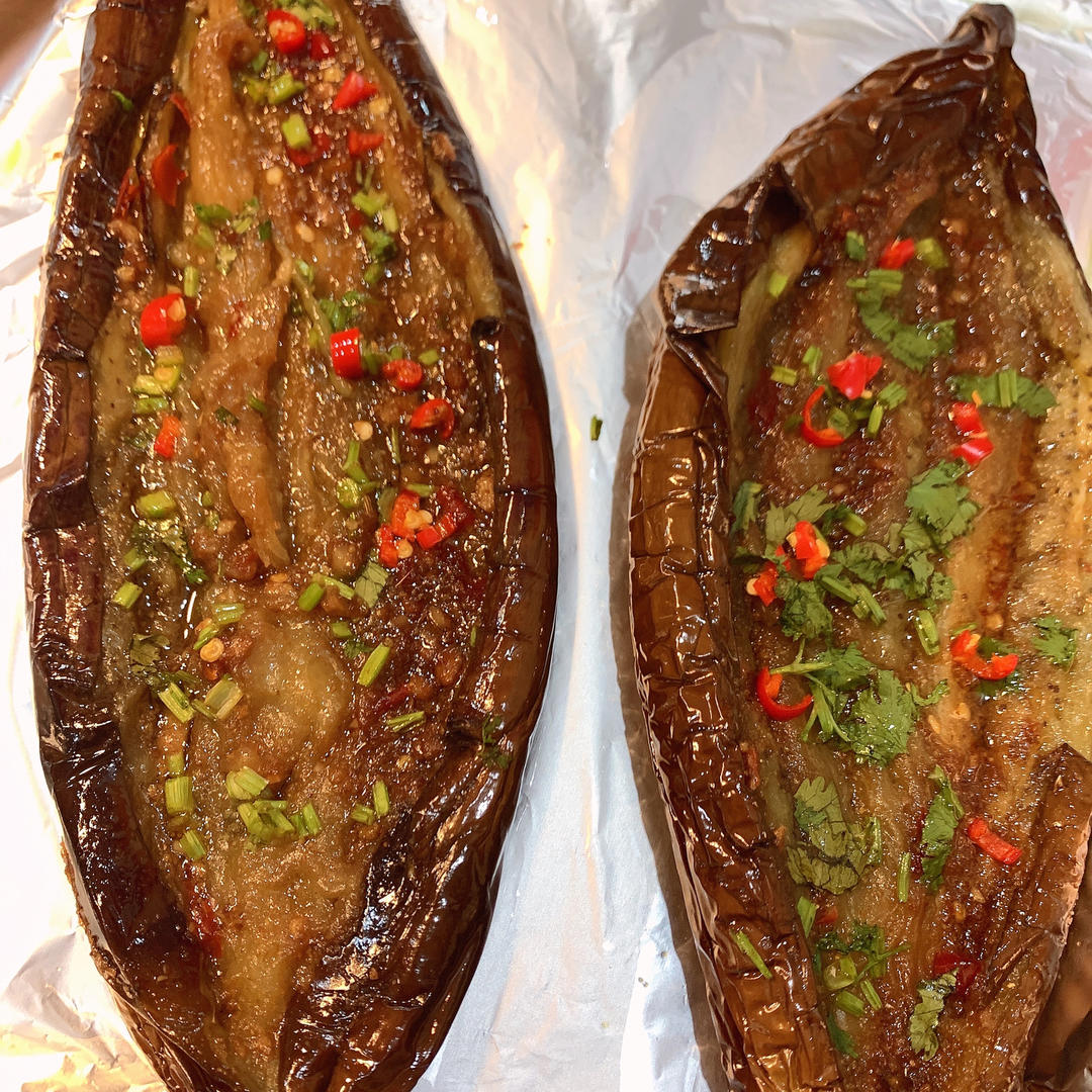 CC招牌菜销魂烤茄子，百吃不厌！