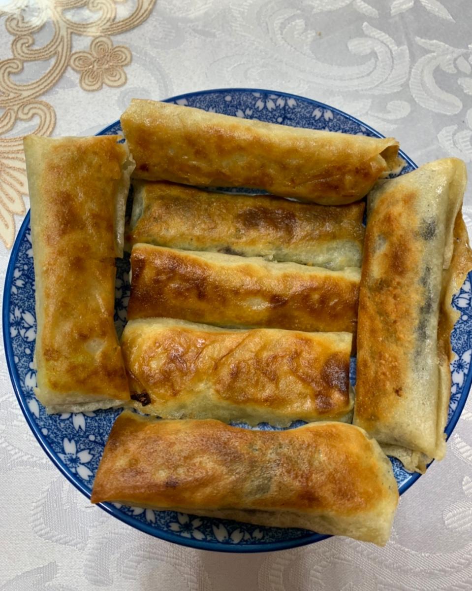 白菜肉丝春卷