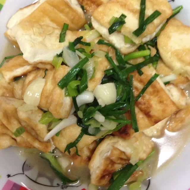 大葱烧豆腐