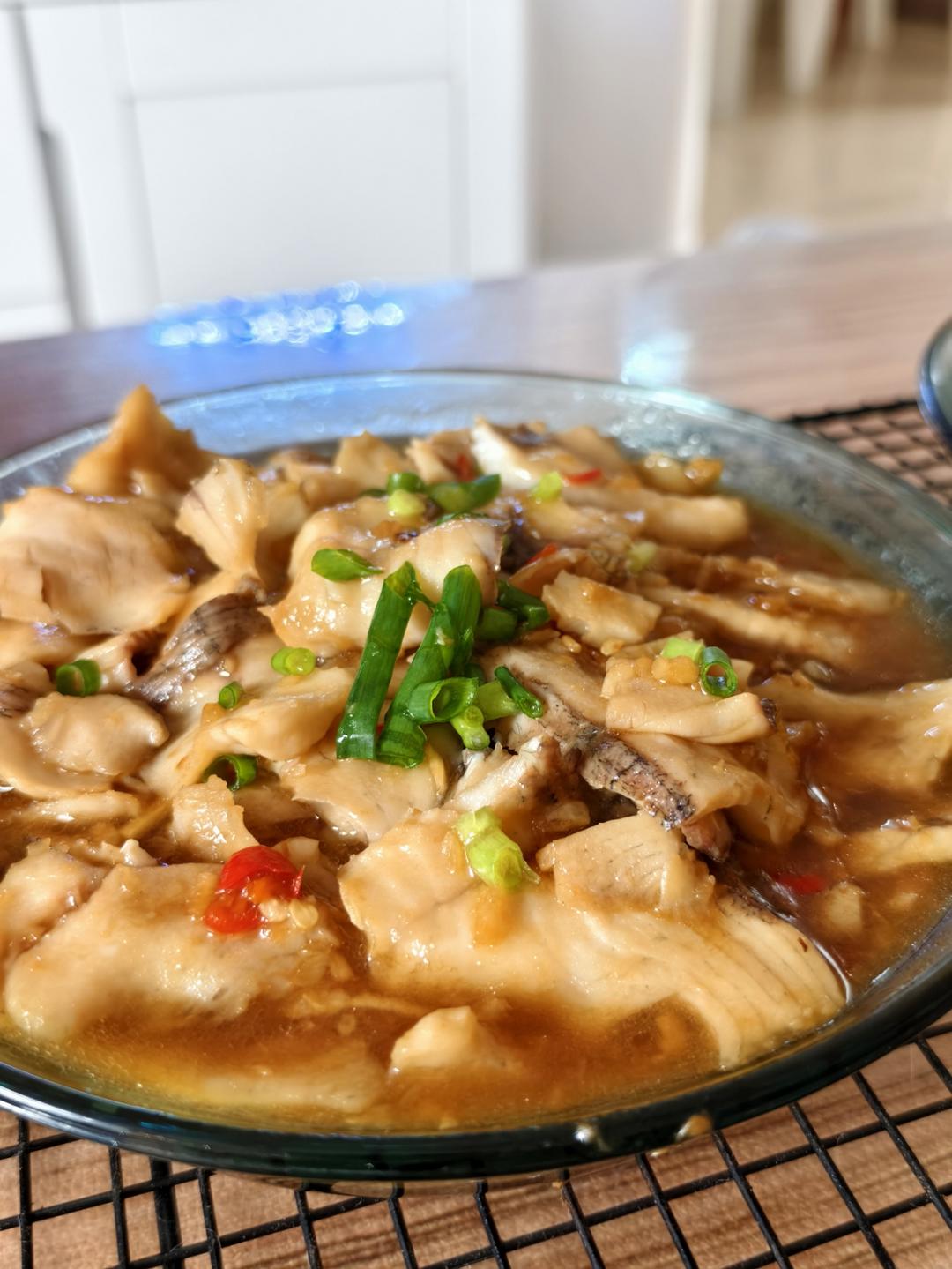 蒜香黑鱼片