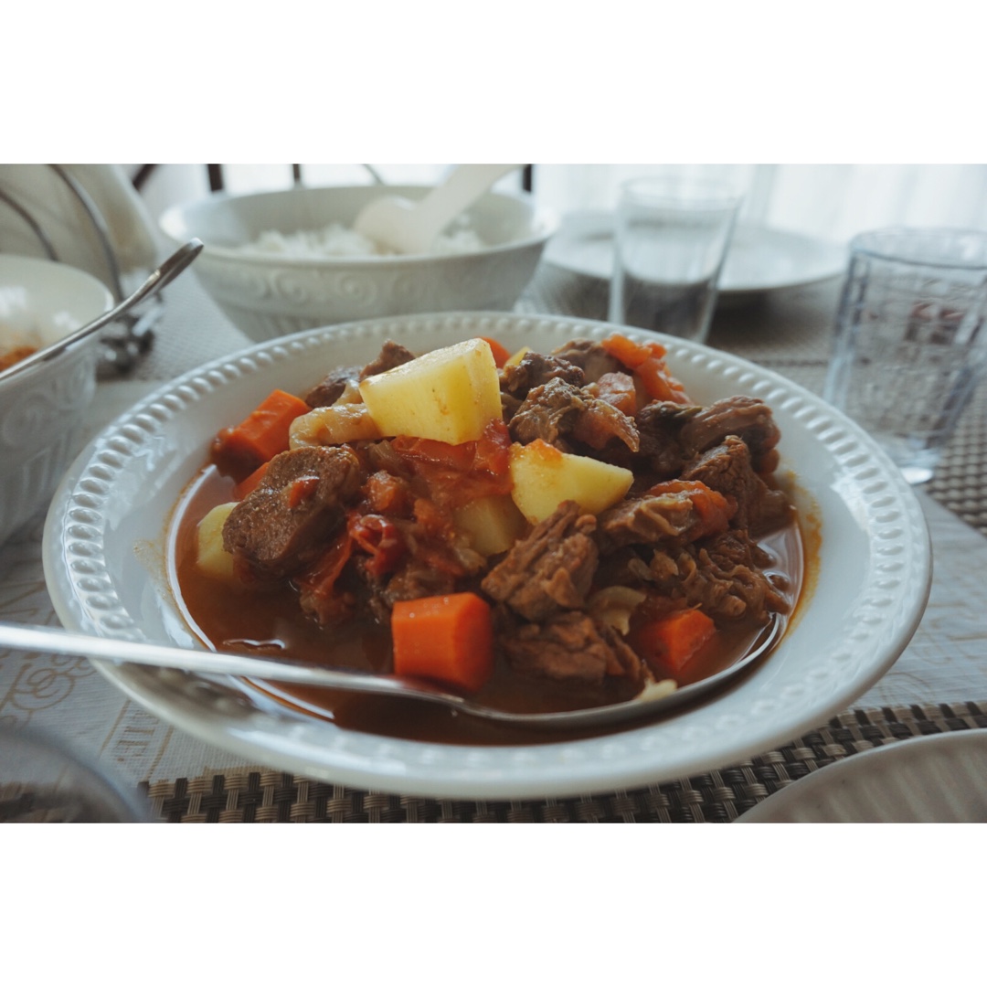 土豆炖牛肉