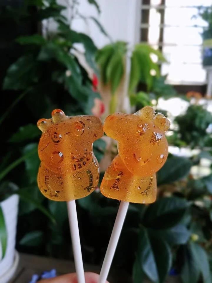水果棒棒糖🍭果汁棒棒糖！百香果、火龙果、草莓、蓝莓、猕猴桃、橙子、菠菜、蝶豆花