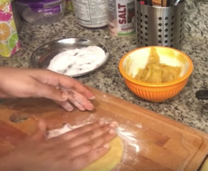 鹰嘴豆薄饼Indien Roti的做法 步骤5