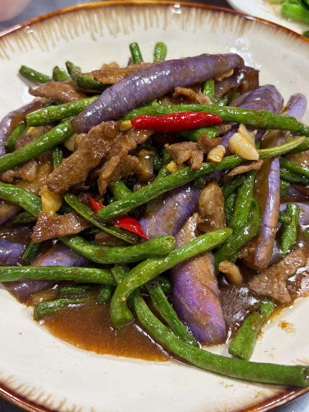 豇豆烧茄子