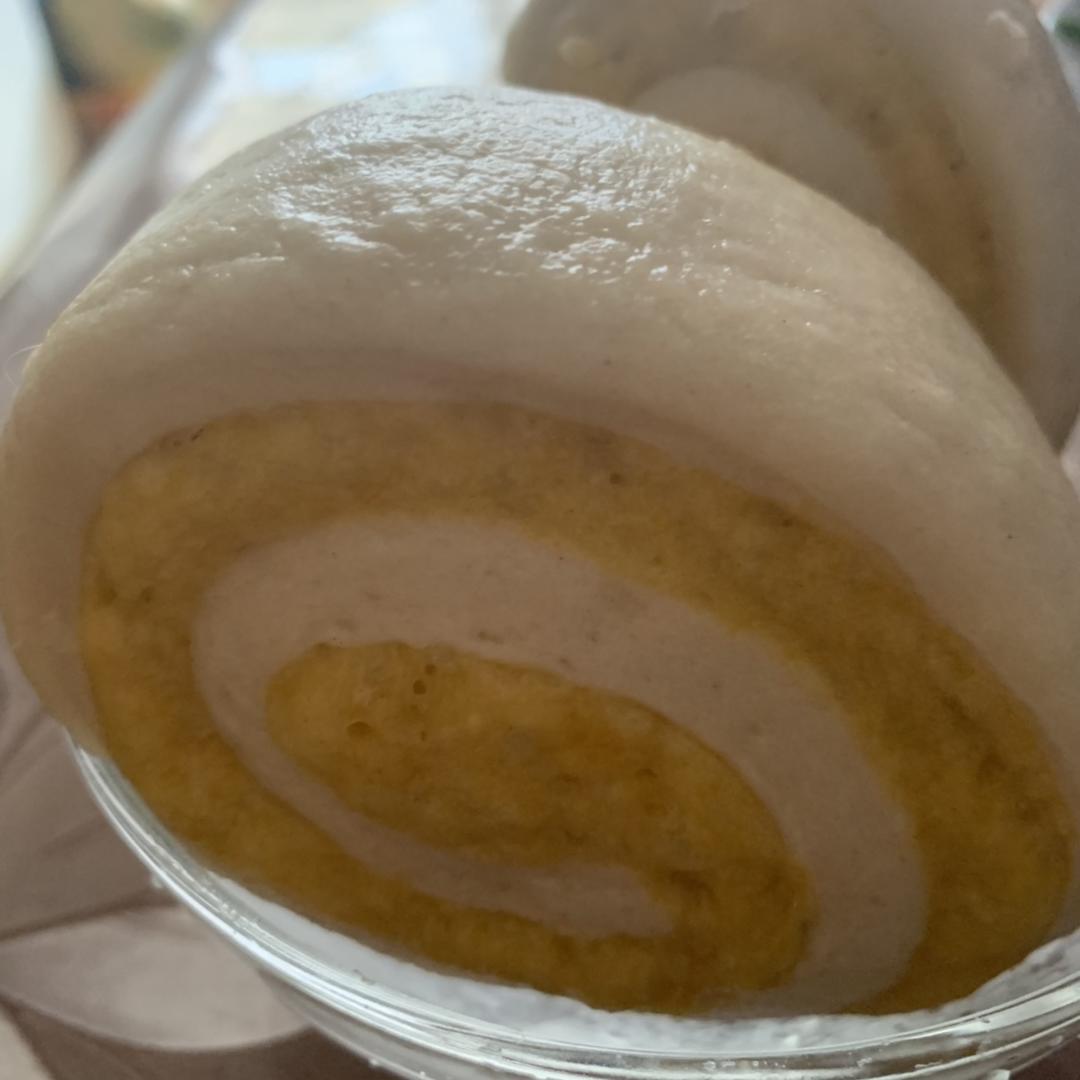 奶香金银卷 Chinese Steamed Pumpkin Bun