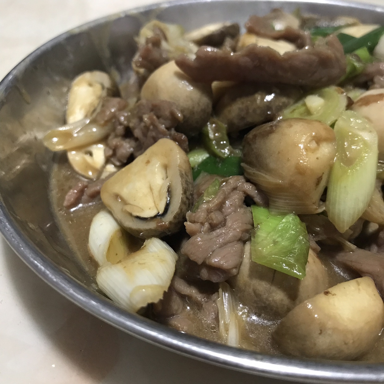 草菇炒牛肉（超下饭菜）的做法 步骤8