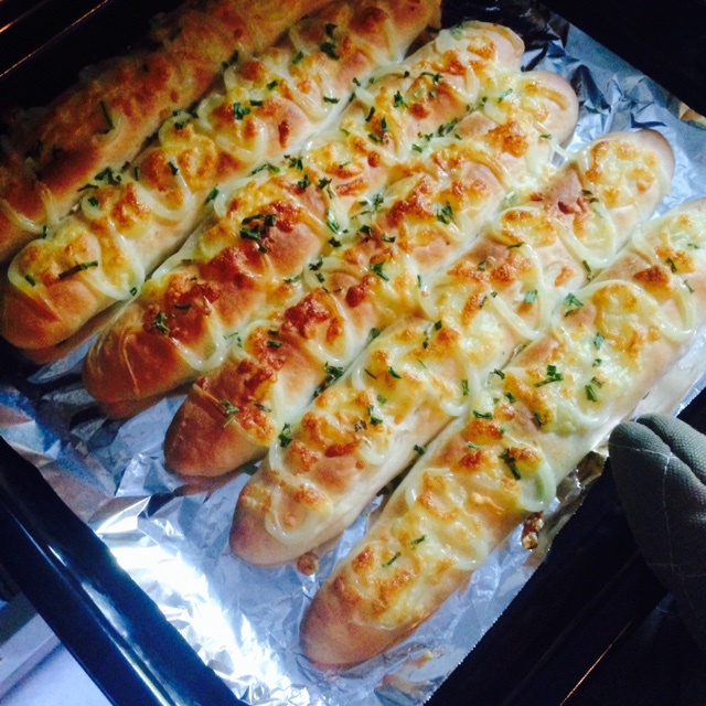 香葱芝士面包条