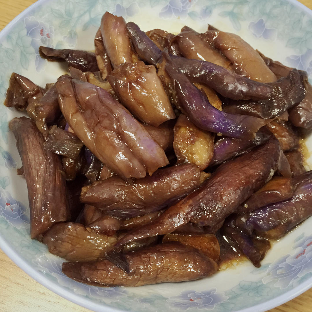 清炒茄子（少油版+视频）