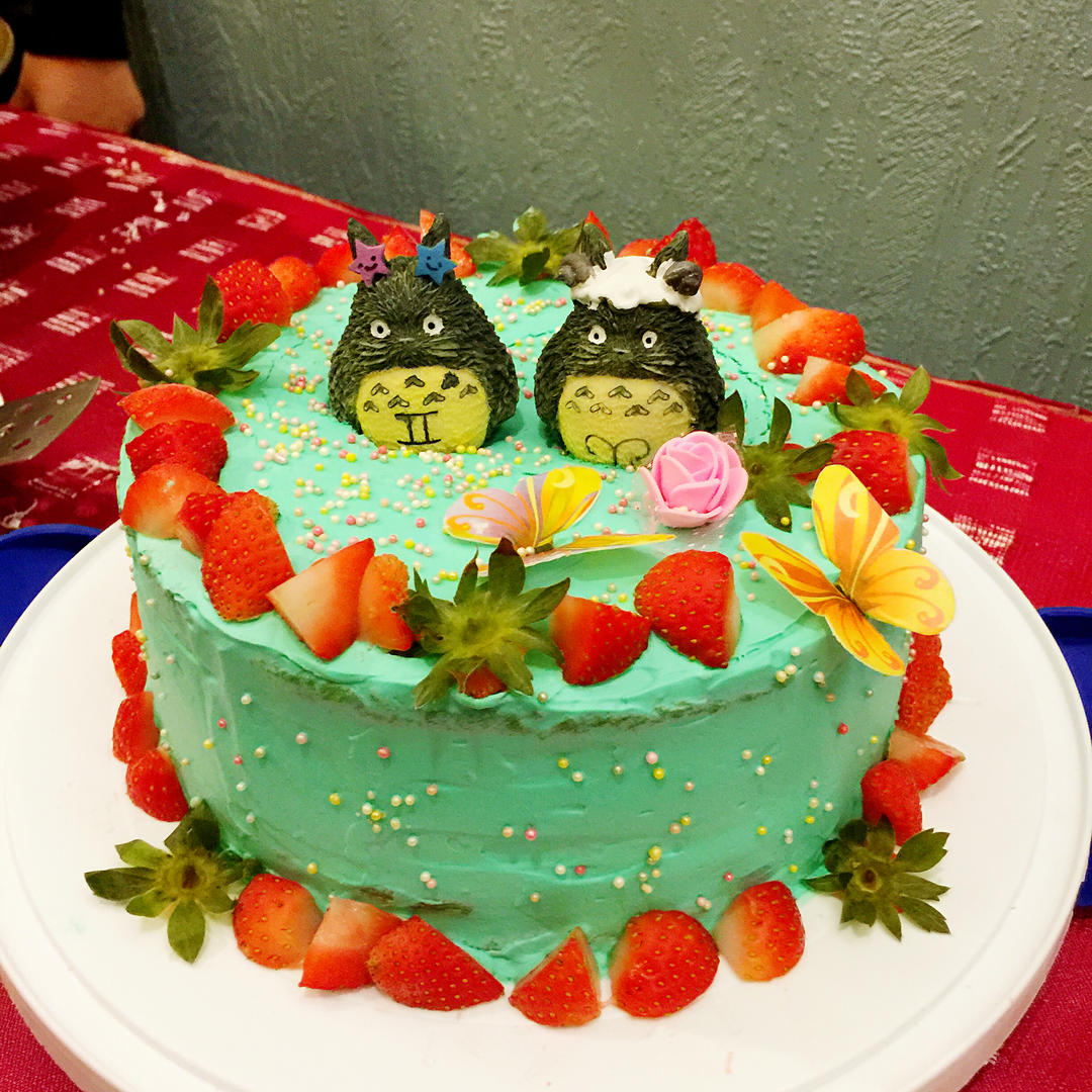 龙猫造型蛋糕