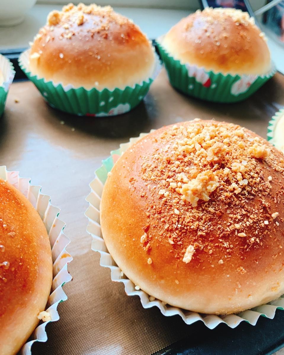 包子嘟妈做的2款超柔软好吃的小面包:液种 乳酪宝岛&椰子奶酥