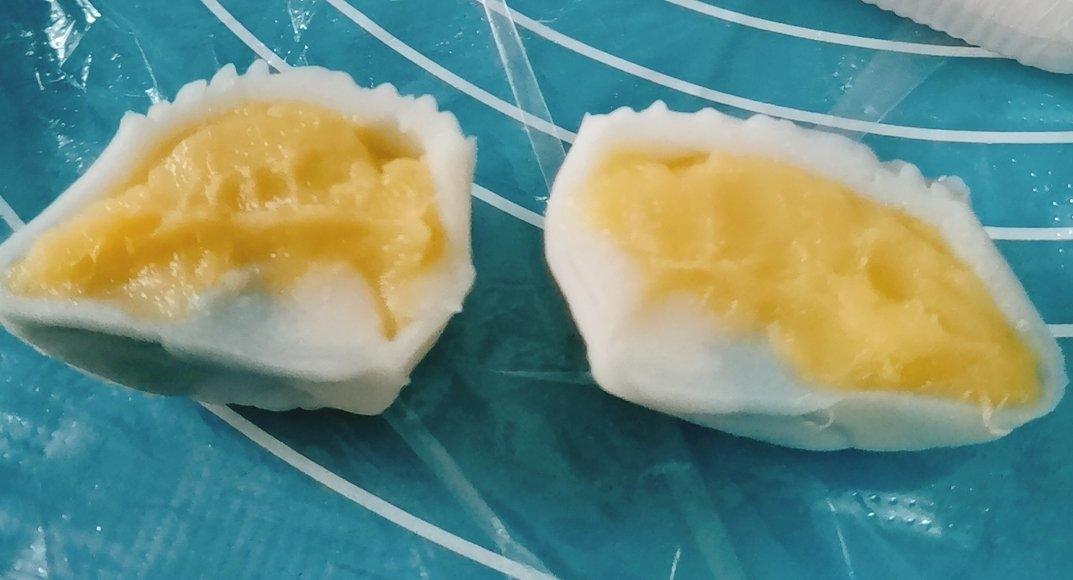 榴莲冰皮月饼的榴莲馅