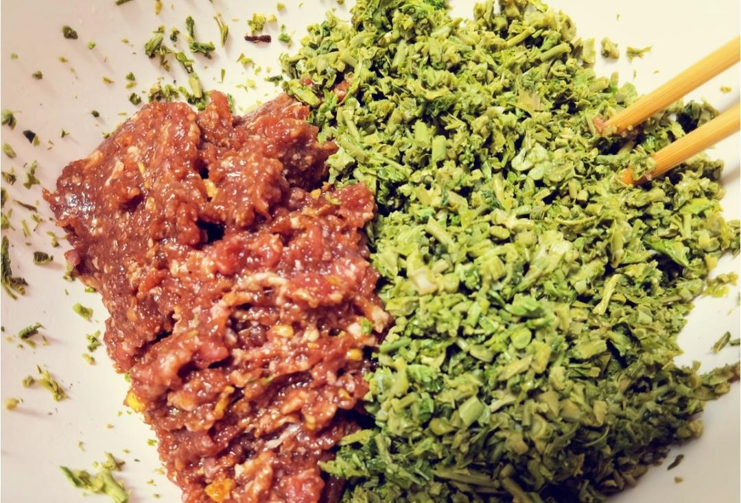 香椿馅儿饺子