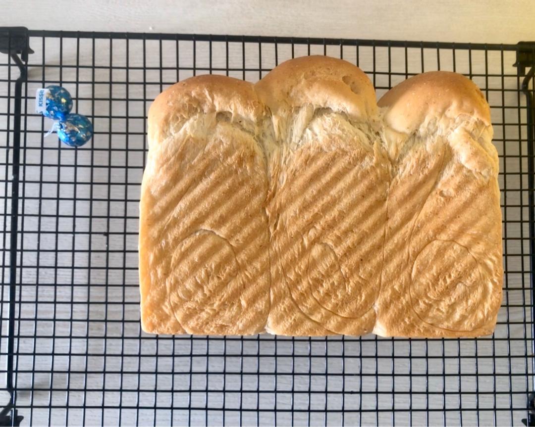 “100个吐司”第八弹之中种全麦吐司的做法