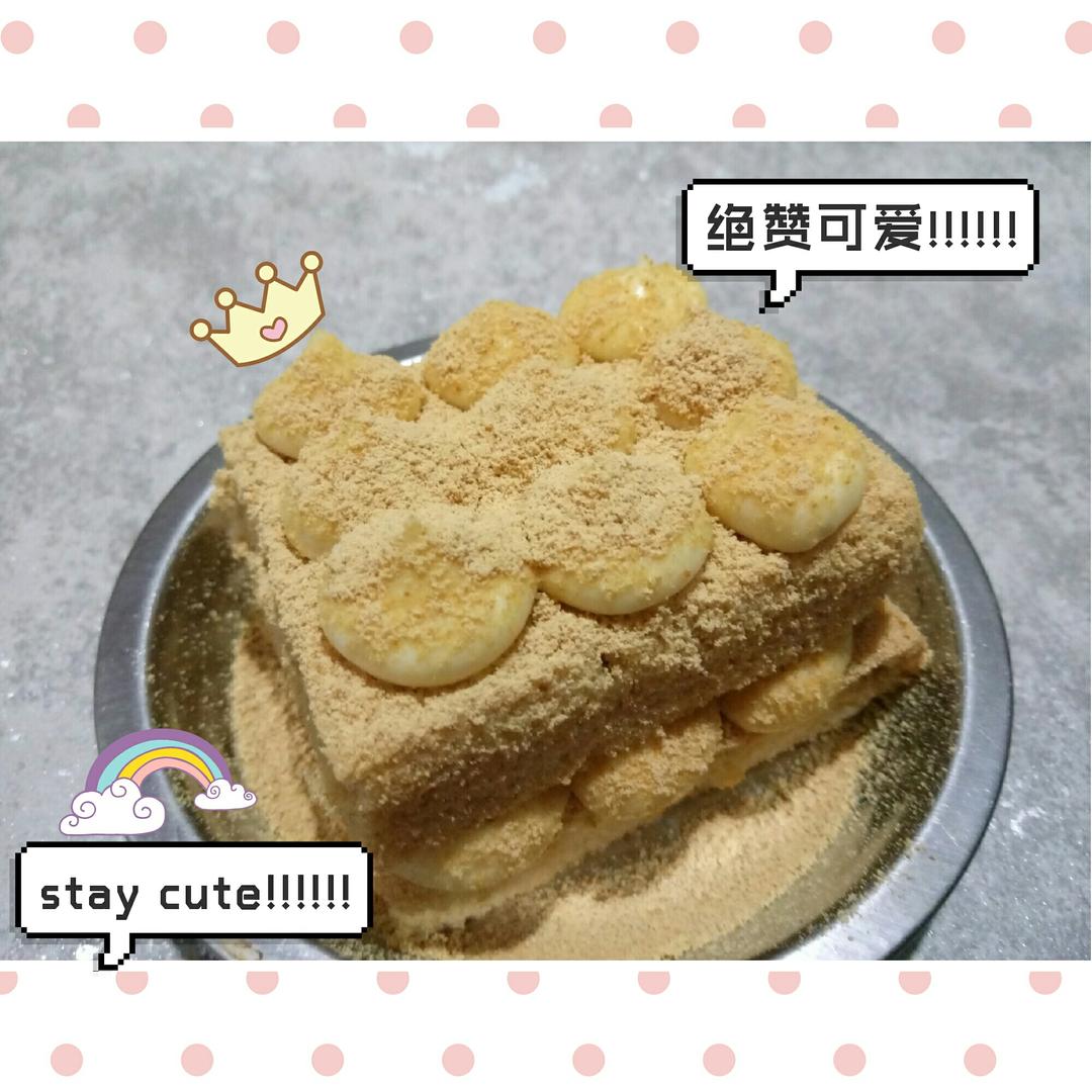 日式豆乳盒子蛋糕