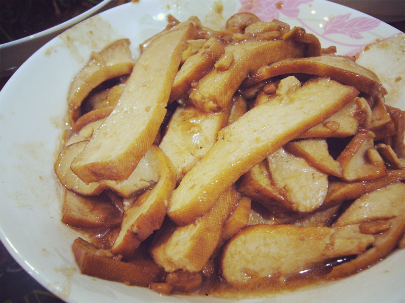 葱香酱卤豆腐干