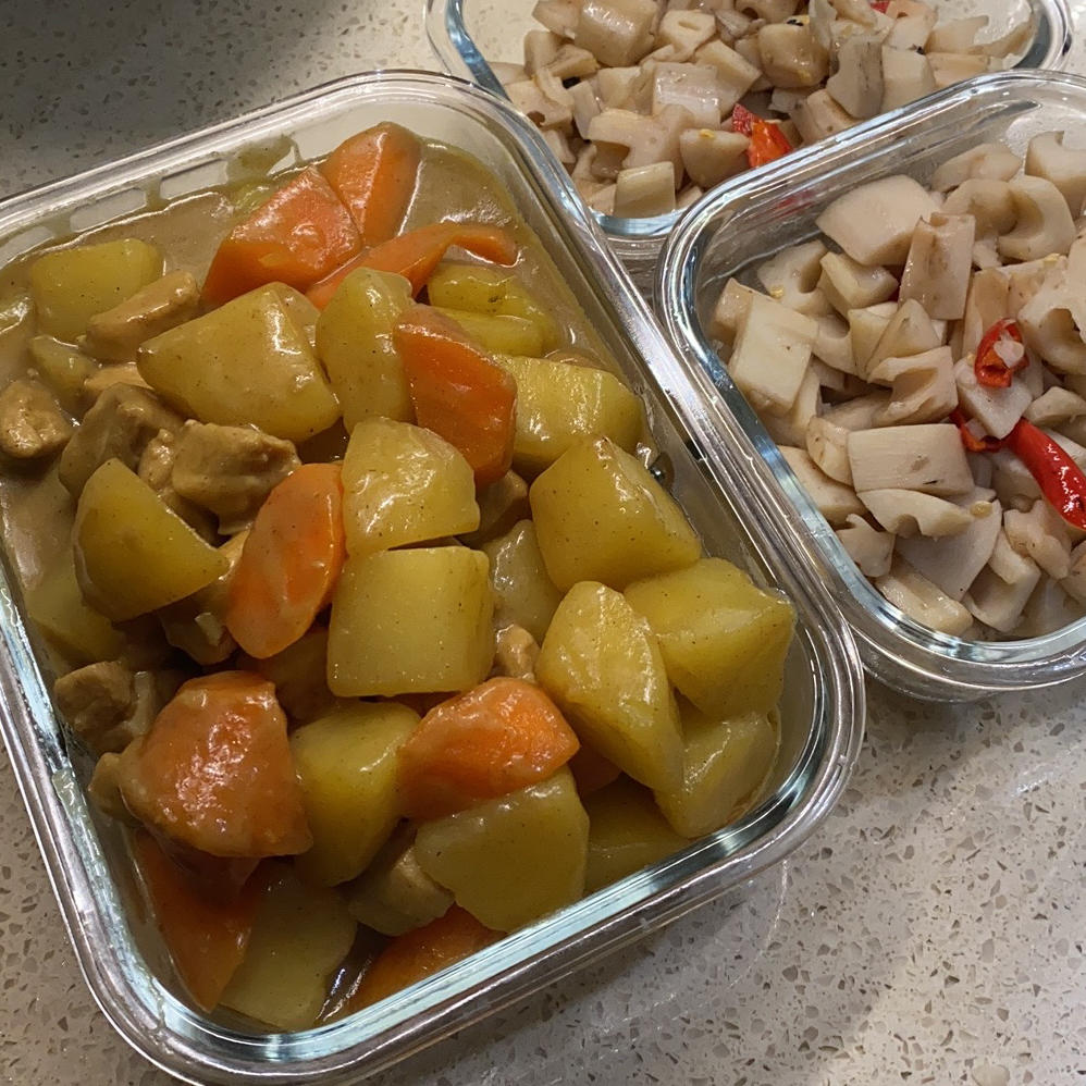 黄咖喱鸡块