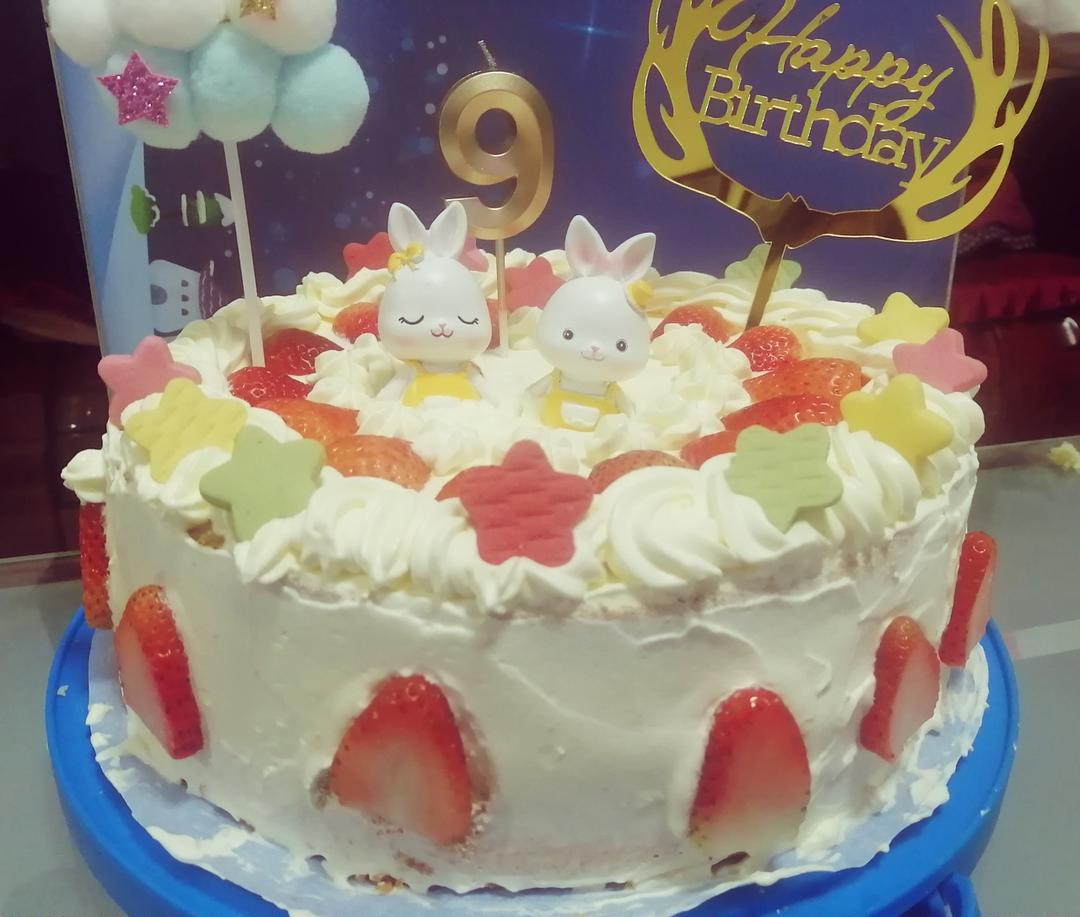 轻盈的十寸戚风蛋糕方子