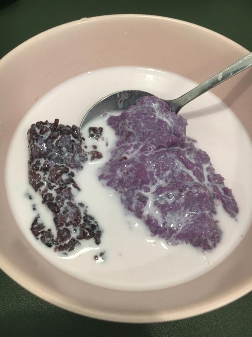 喜茶网红饮品复刻：芋泥紫米茶