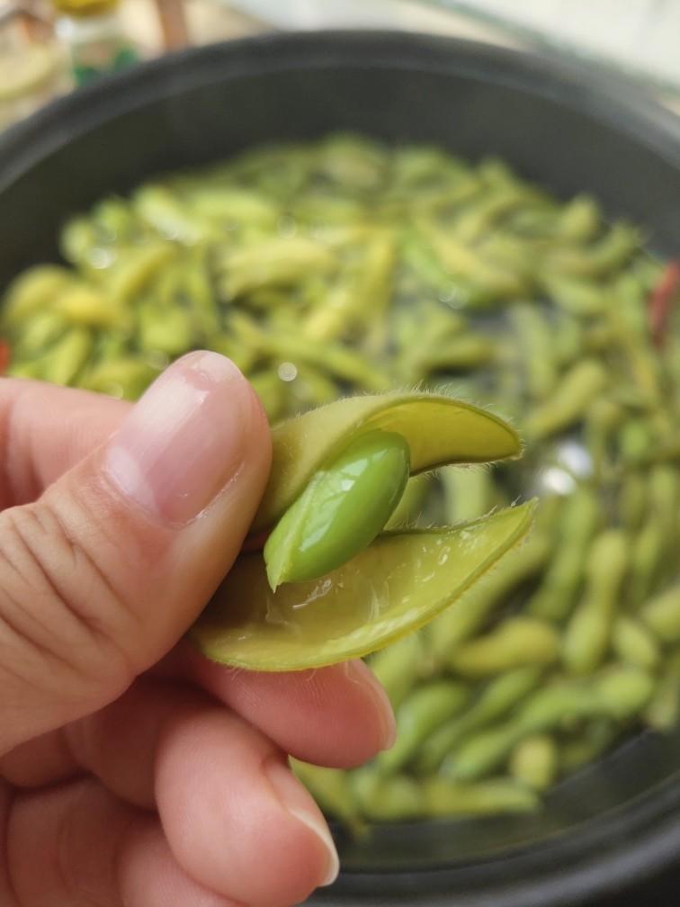 煮毛豆（烧烤必备）的做法