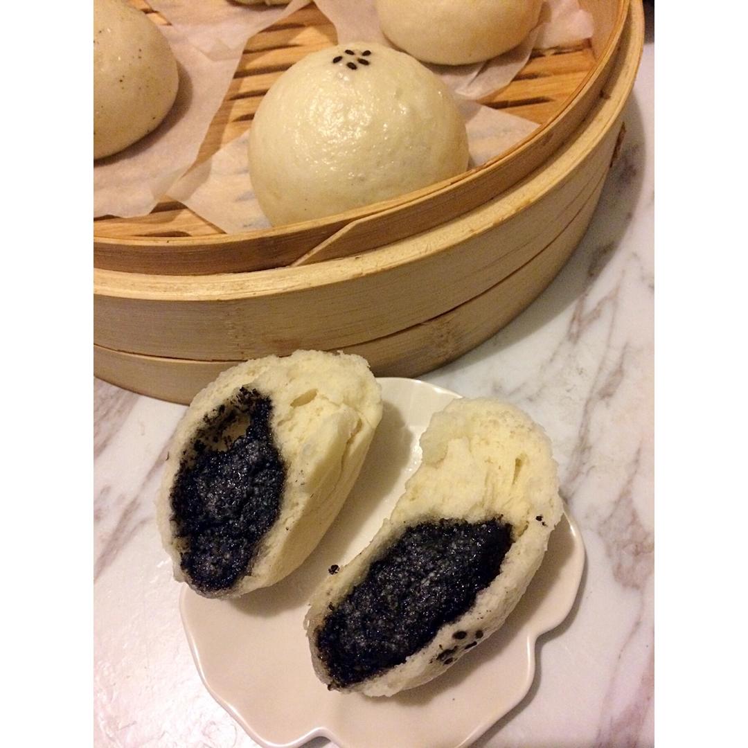 tim好吃狗做的黑芝麻糖包