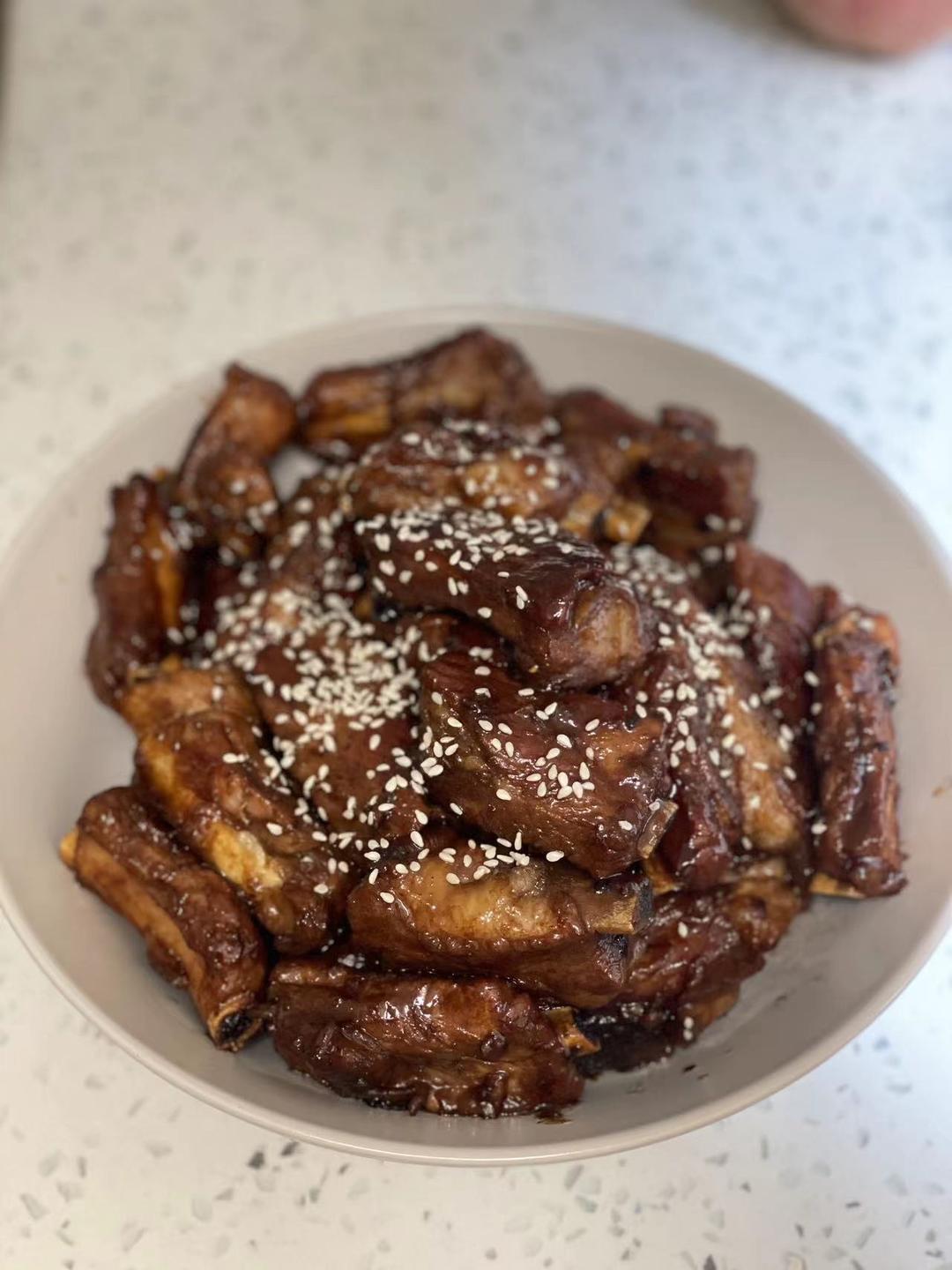 糖醋排骨/糖醋小排（不放油）（12345口诀做出正宗上海本帮）