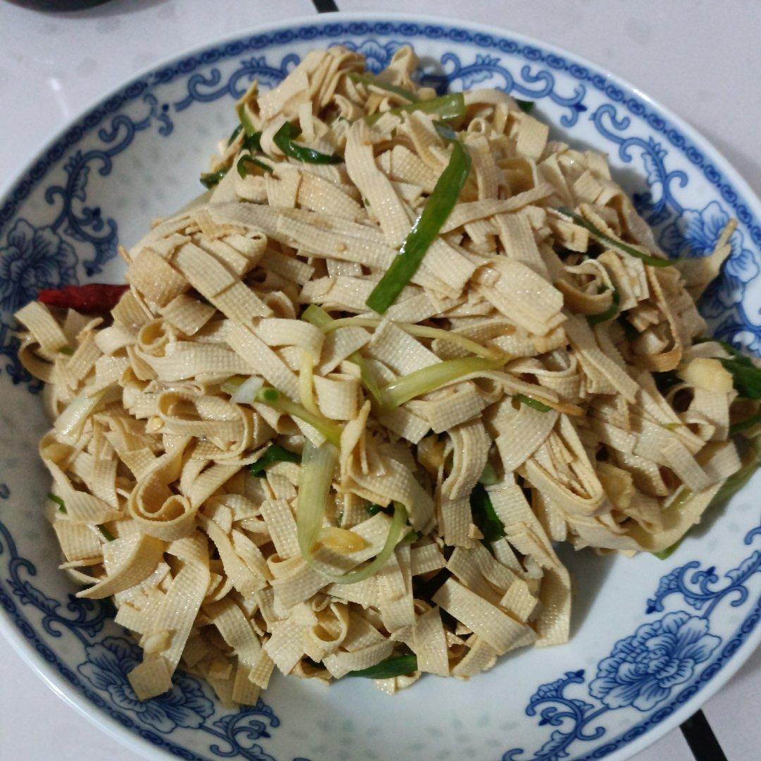 葱油干豆腐