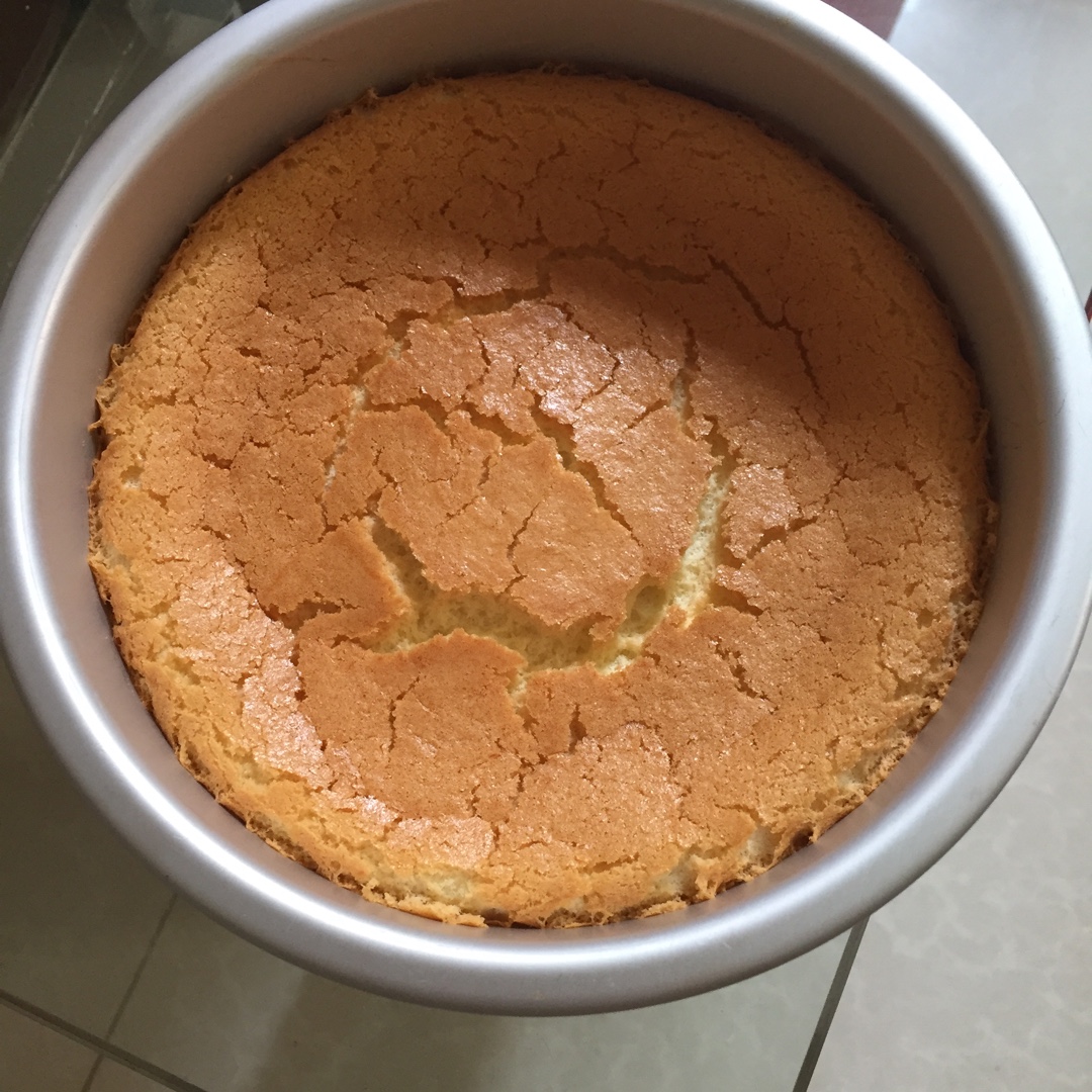 6寸原味戚风蛋糕