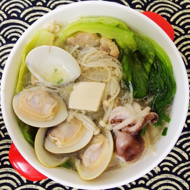 海鲜豆腐煲