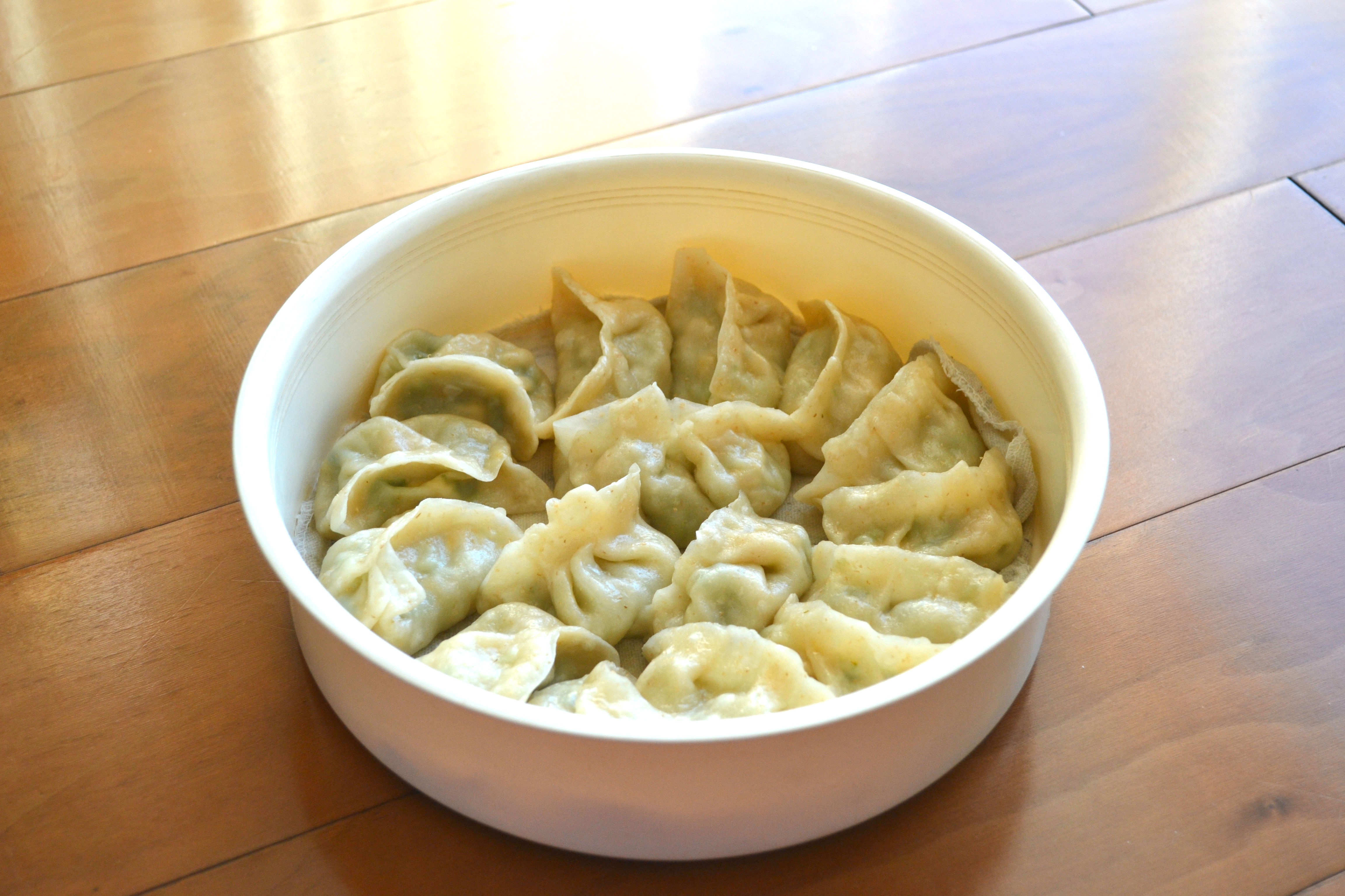 gin沫沫做的黄瓜馅饺子