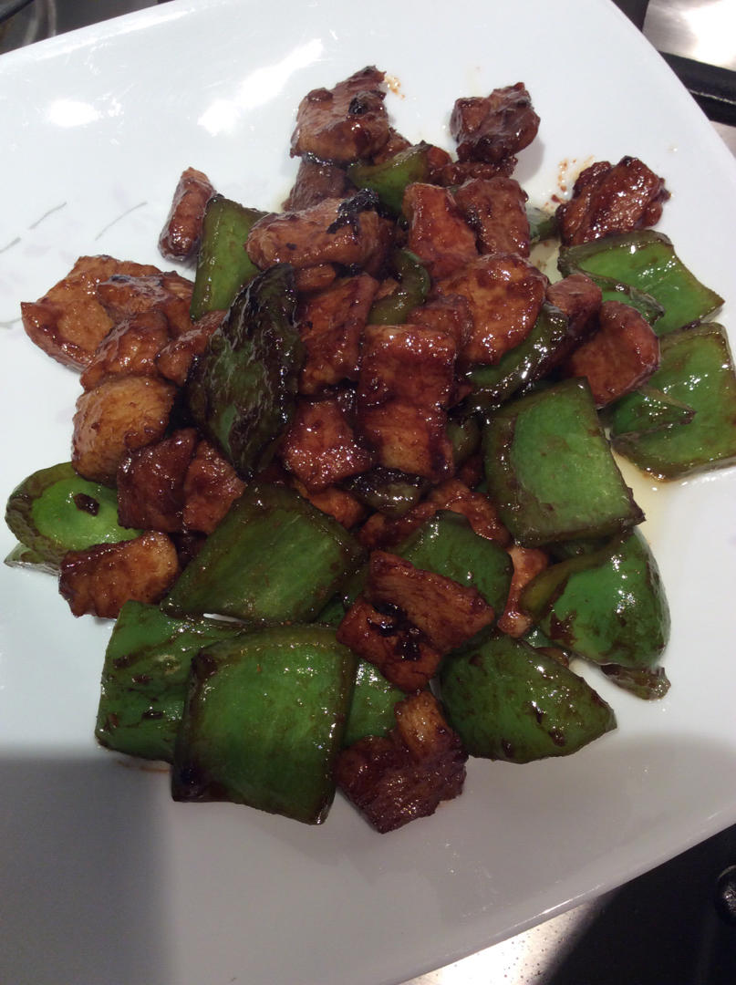 青椒炒肉片