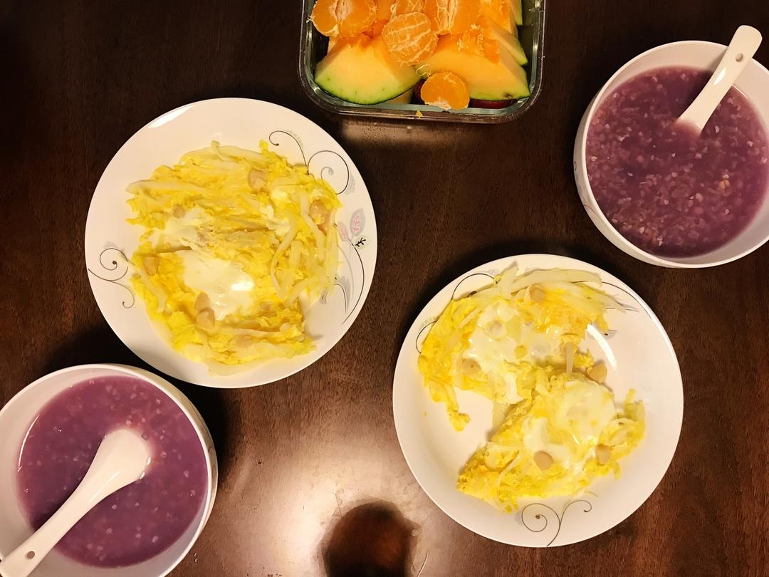 紫薯薏仁燕麦粥