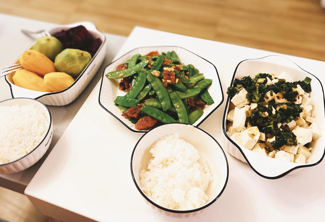 小葱拌豆腐