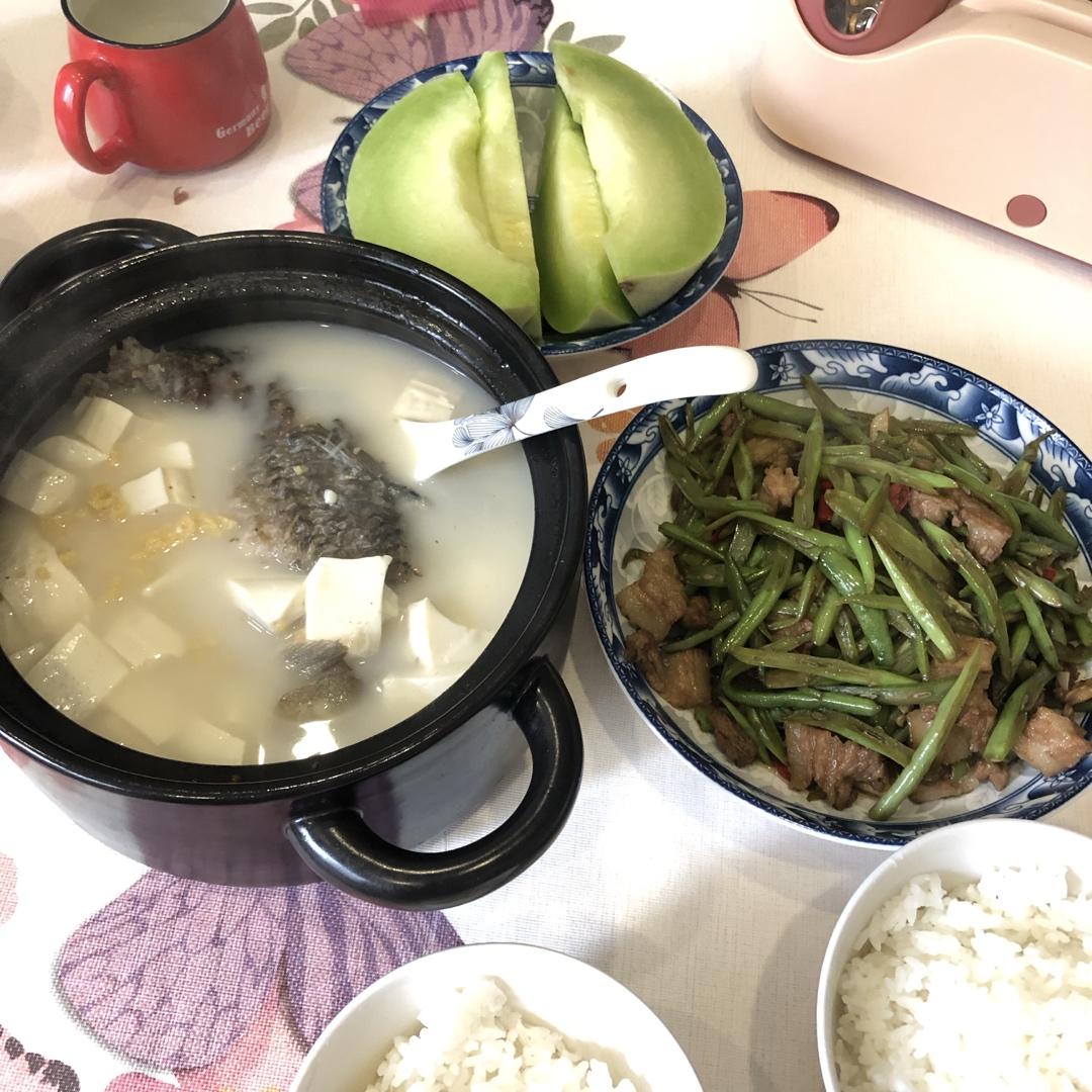 豆角炒肉