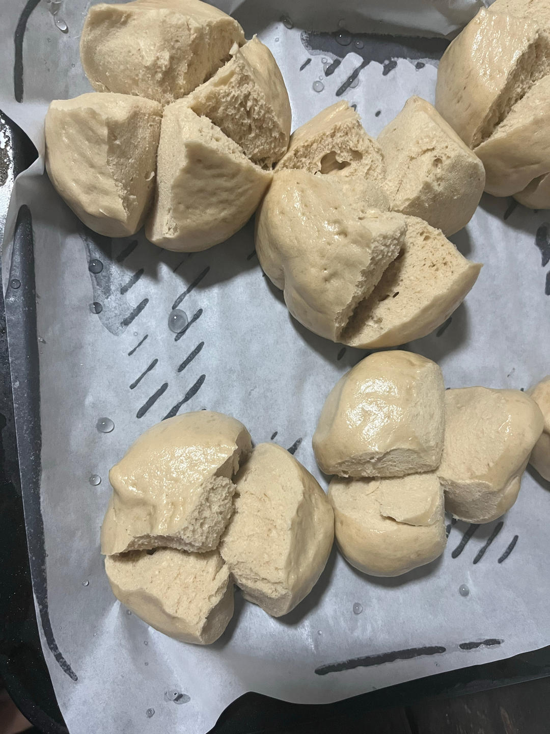 红糖开花馒头