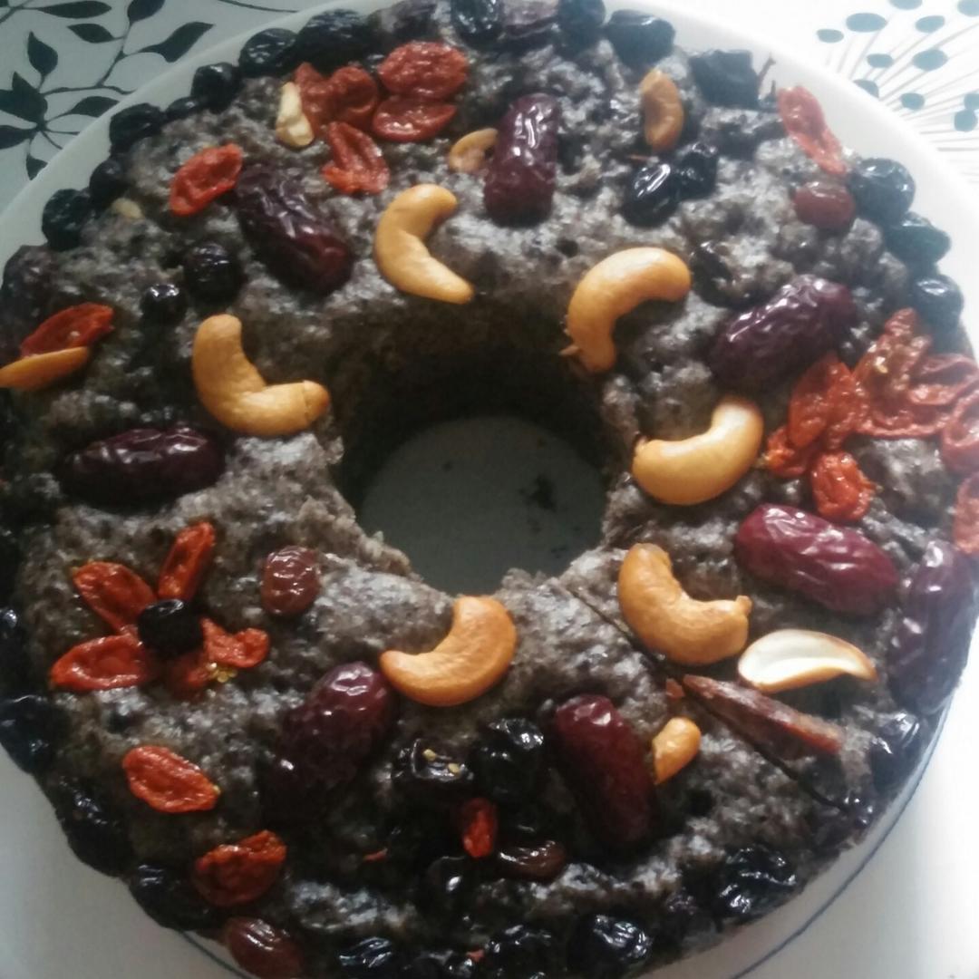 奶香黑芝麻发糕