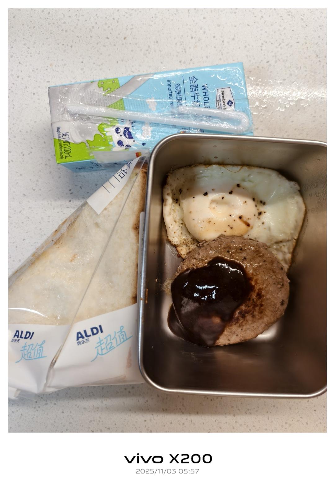 高二走读生每日早餐