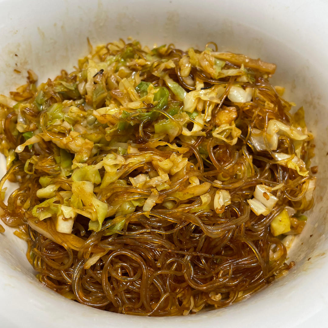 成功率百分之百的包菜炒粉丝