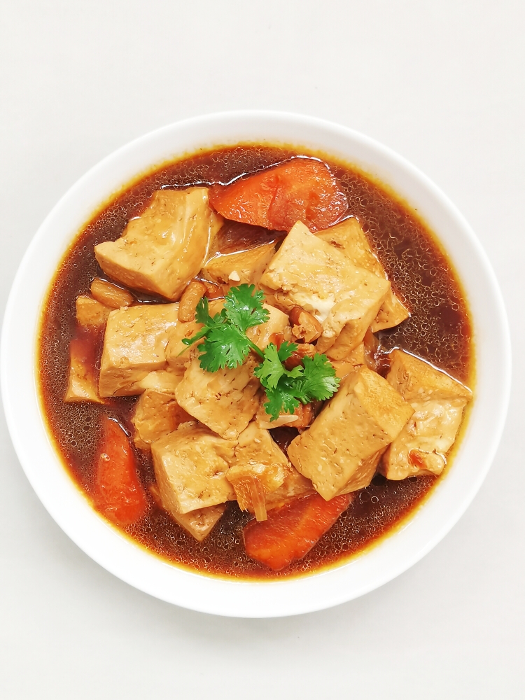 养生蔬菜炖豆腐的做法