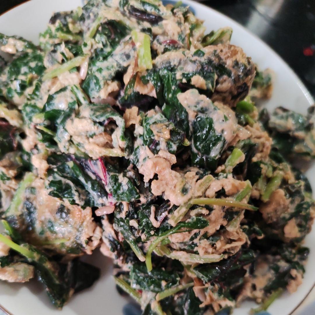 苋菜炒鸡蛋