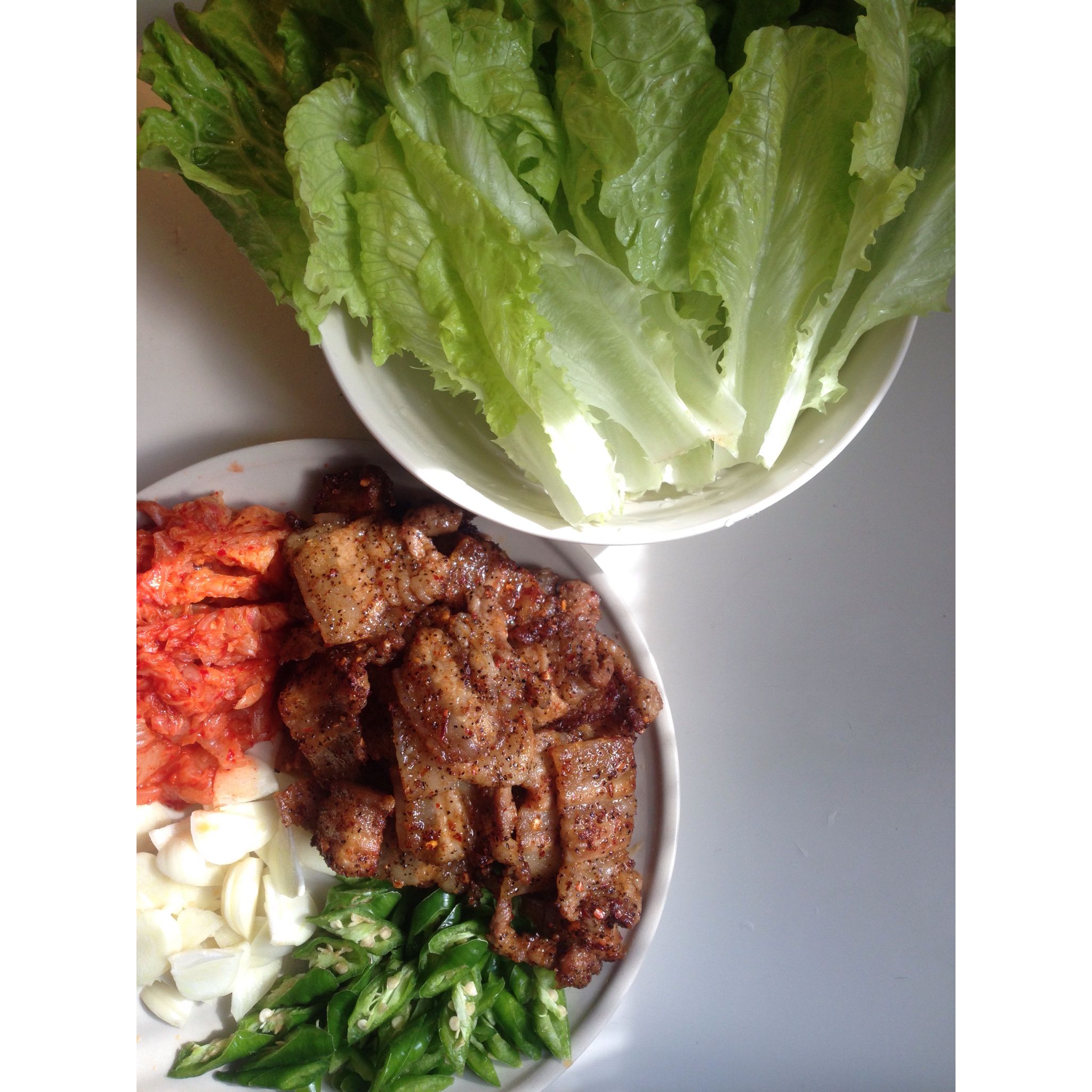 干煎五花肉