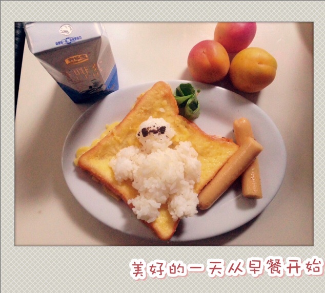 鸡蛋芝士烤吐司