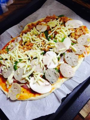 #海尔嫩烤箱# 菠萝大丸子披萨的做法 步骤5