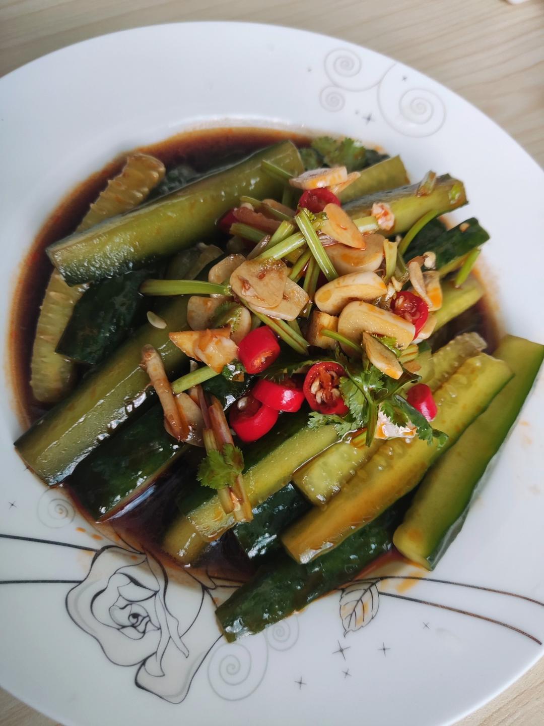 酸辣黄瓜条(酸脆爽口)吃了停不下来