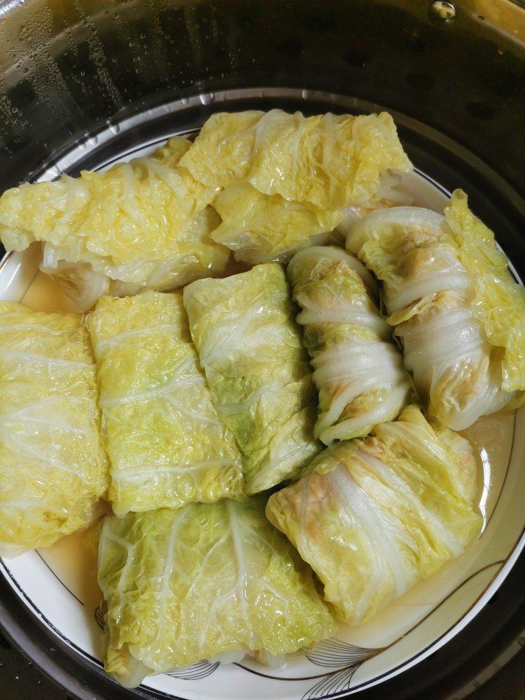 白菜肉糜卷