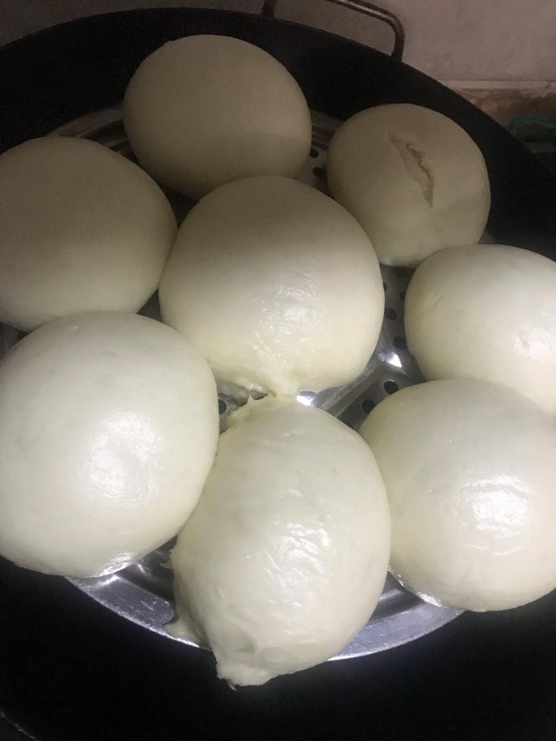基础白面馒头，三种原材料，无任何添加