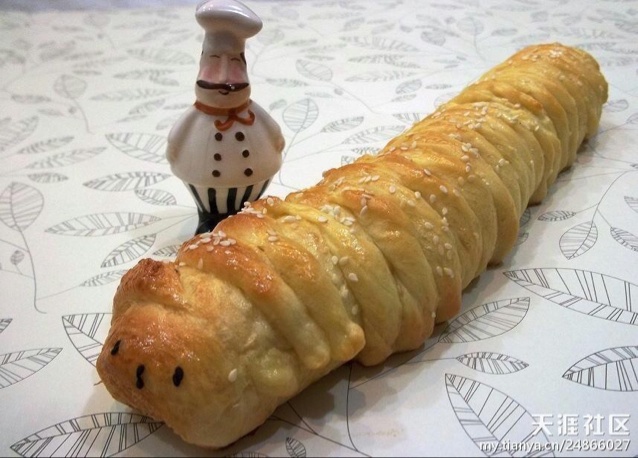 毛毛虫面包