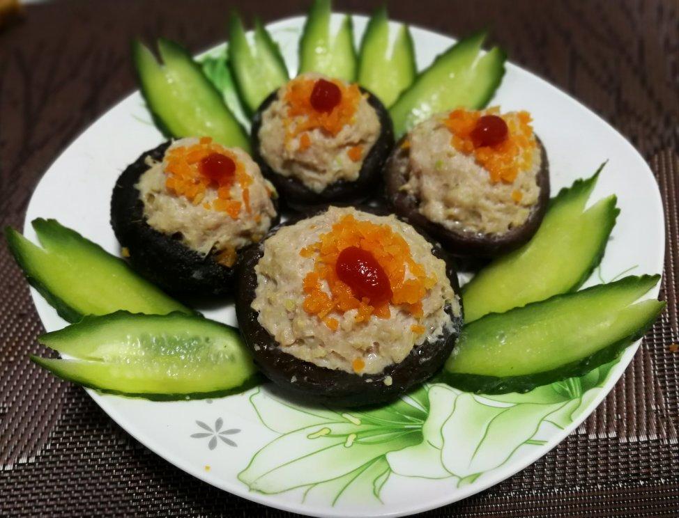 豆腐肉末酿香菇