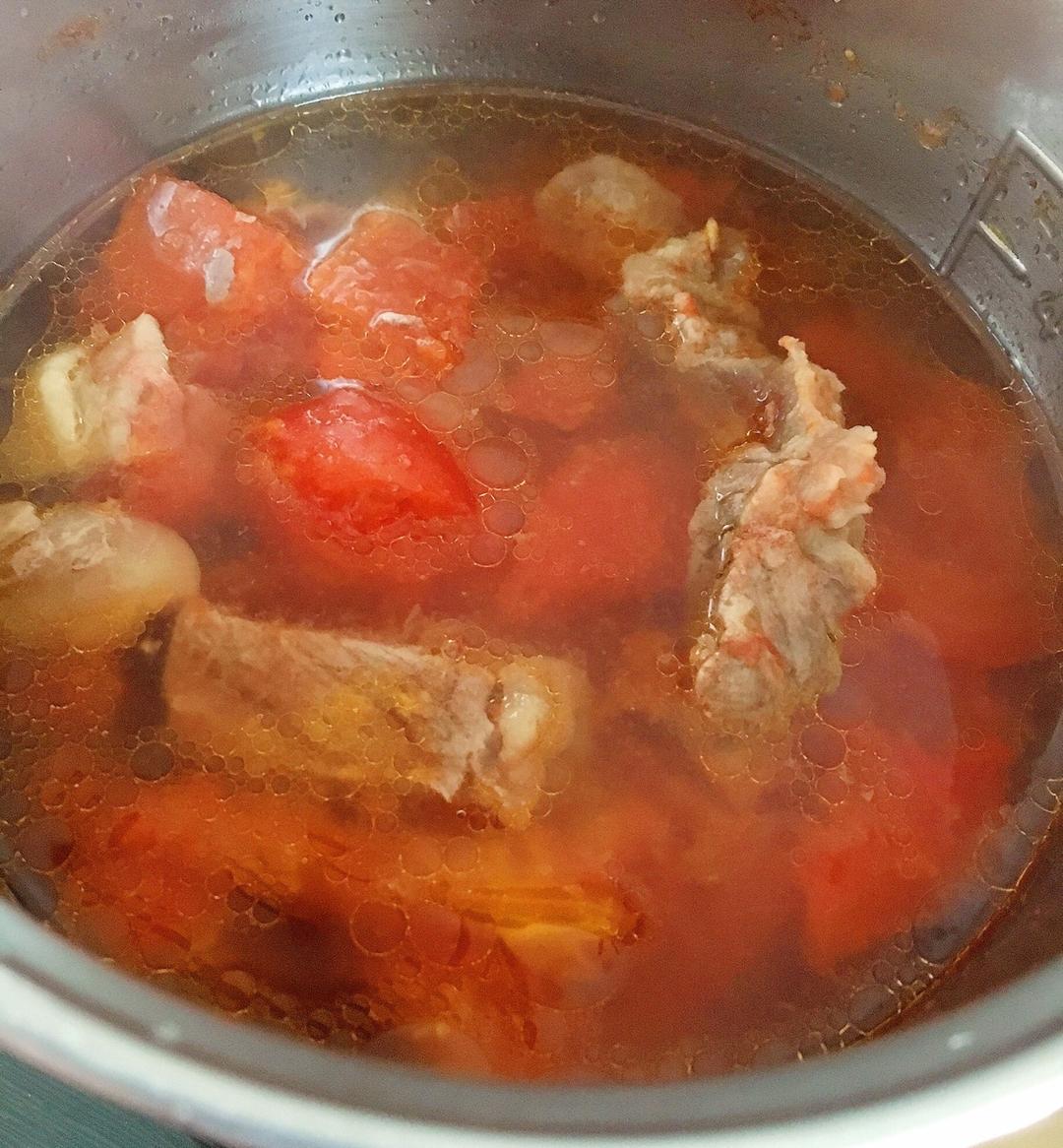 土豆番茄炖牛腩（电饭煲版）